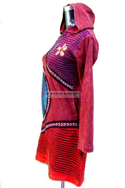 Rib Cotton Long Jacket