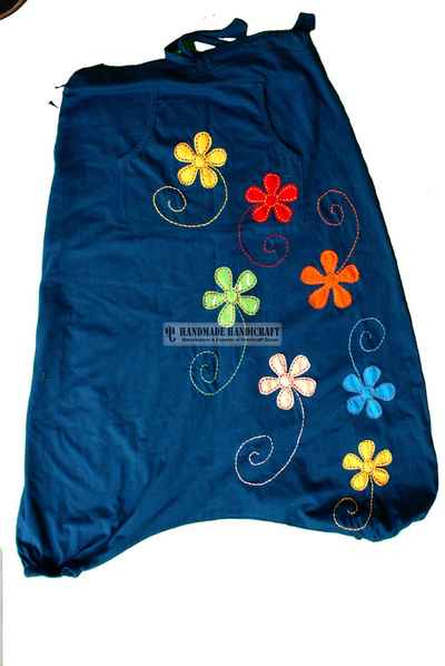 Rib Cotton Skirt Trouser