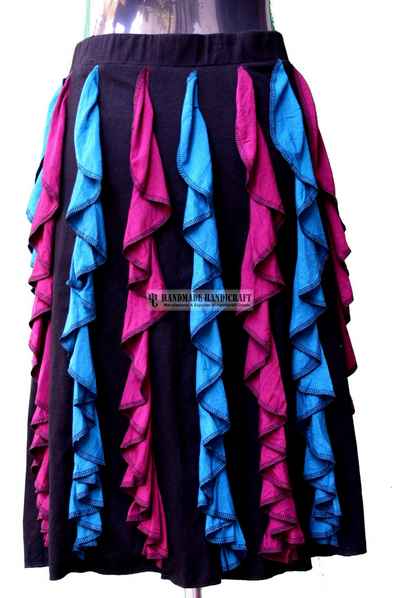 Rib Cotton Skirt