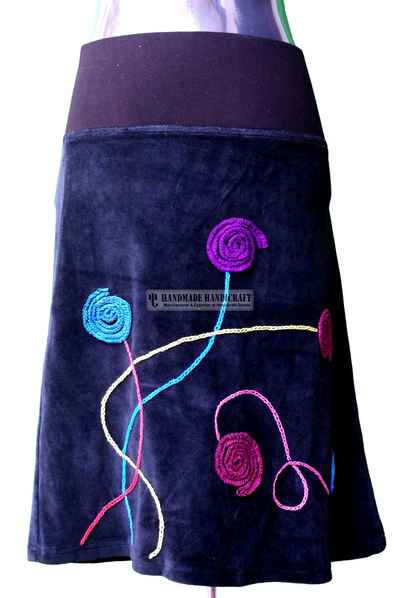 Rib Cotton Skirt