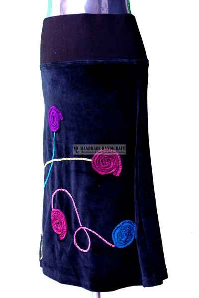 Rib Cotton Skirt