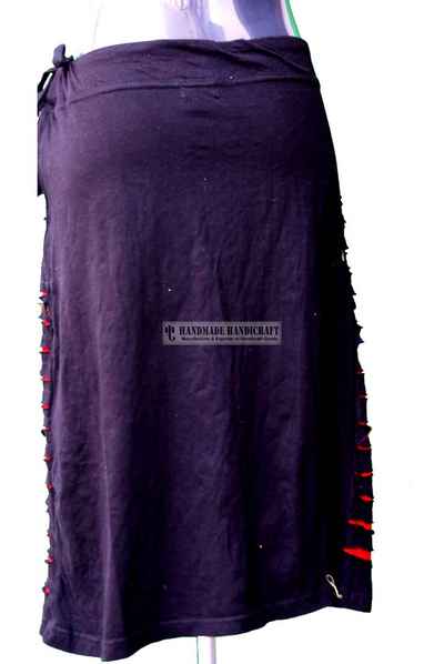 Rib Cotton Skirt