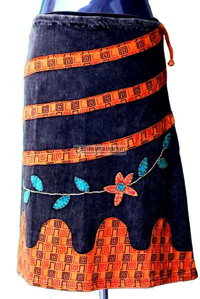 Rib Cotton Skirt