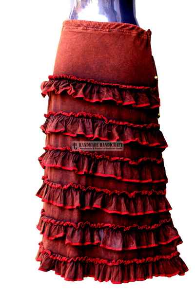 Rib Cotton Skirt