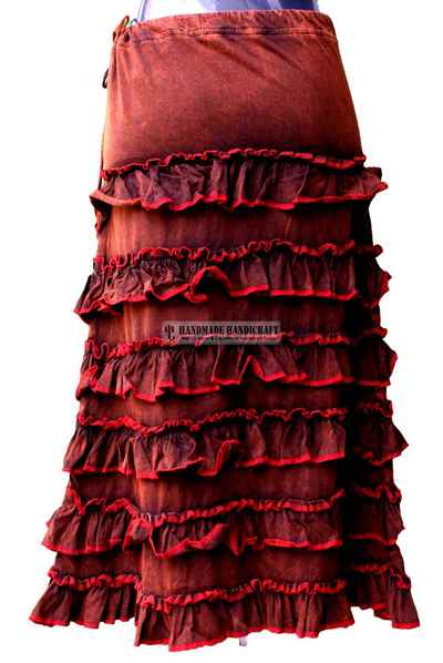 Rib Cotton Skirt