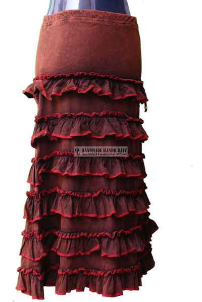 Rib Cotton Skirt