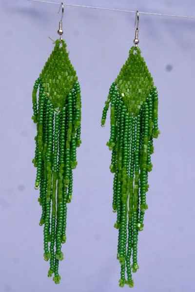 Glass Beads Earring