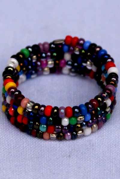 Glass Beads Ring