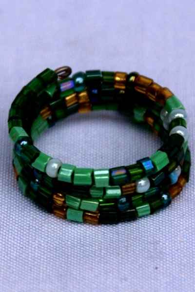 Glass Beads Ring