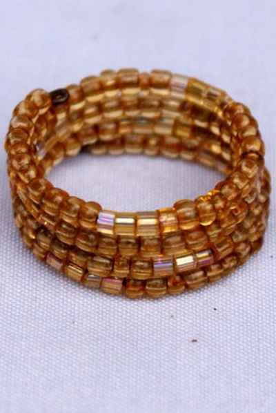 Glass Beads Ring