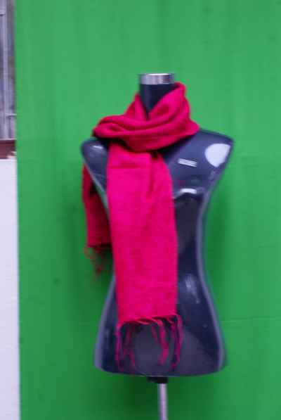 Yak Wool Muffler, Nepali Acrylic Hand Loom Muffler, [red]