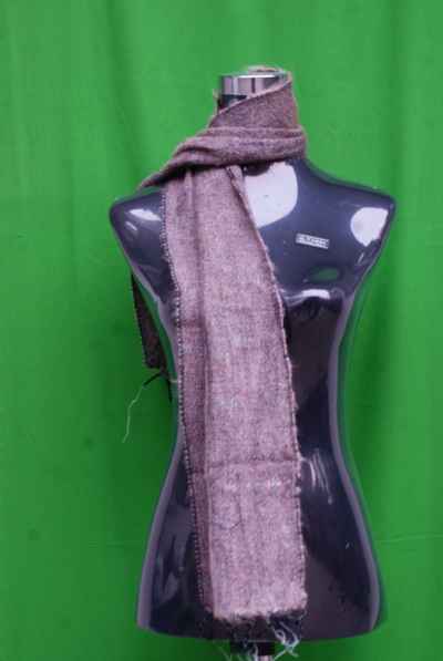 Yak Wool Muffler, Nepali Acrylic Hand Loom Muffler, [grey]