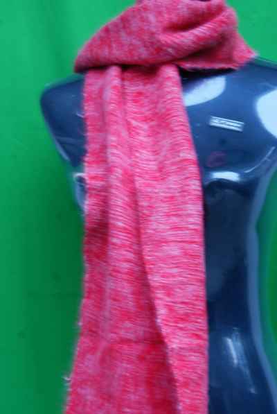 Yak Wool Muffler, Nepali Acrylic Hand Loom Muffler, [red]