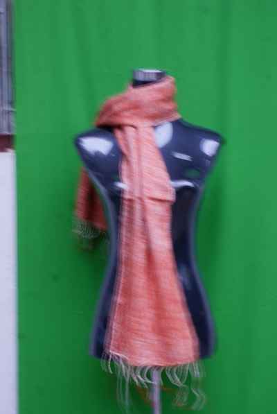 Yak Wool Muffler, Nepali Acrylic Hand Loom Muffle, [yellow]