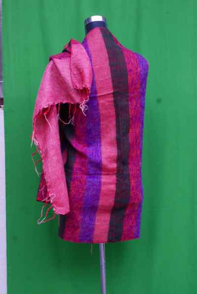 Yak Wool Shawl, Nepali Acrylic Hand Loom Shawl, Large Strip