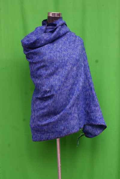 Yak Wool Shawl, Nepali Acrylic Hand Loom Shawl, Plain