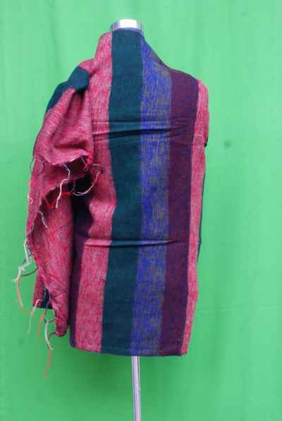 Yak Wool Shawl, Nepali Acrylic Hand Loom Shawl, In Large Strip