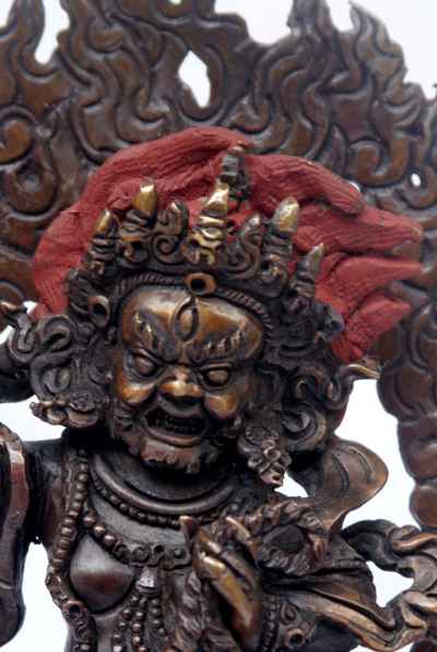 Vajrapani Statue, [chocolate Oxidize], [sold]