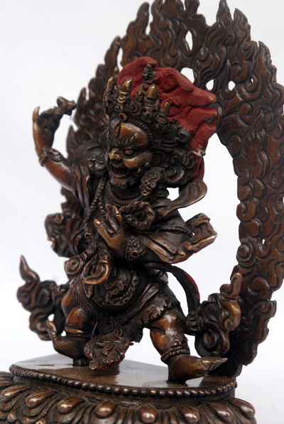 Vajrapani Statue, [chocolate Oxidize], [sold]