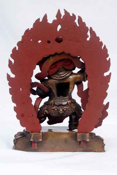 Vajrapani Statue, [chocolate Oxidize], [sold]