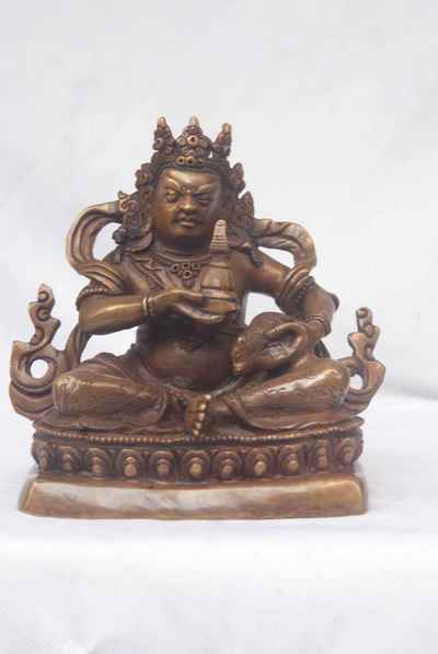 Buddhist Statue Of Chatur Maharaj, 1 Of 4 Set, [chocolate Oxidized], Four Heavenly Kings, [sold]