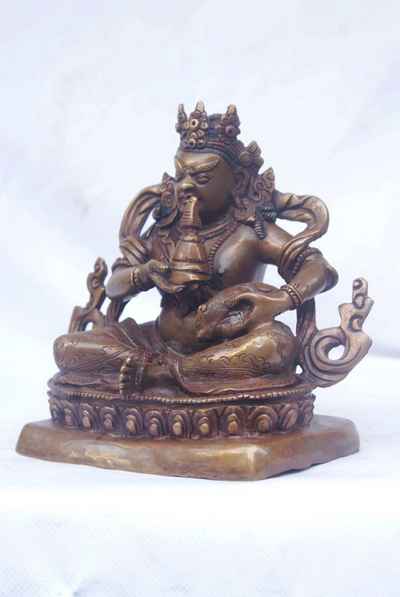 Buddhist Statue Of Chatur Maharaj, 1 Of 4 Set, [chocolate Oxidized], Four Heavenly Kings, [sold]