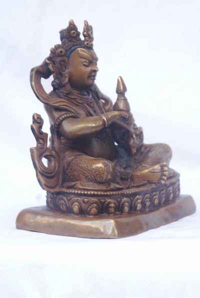 Buddhist Statue Of Chatur Maharaj, 1 Of 4 Set, [chocolate Oxidized], Four Heavenly Kings, [sold]