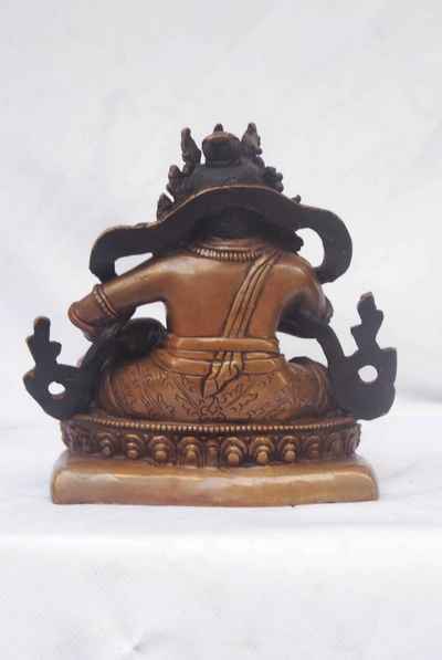Buddhist Statue Of Chatur Maharaj, 1 Of 4 Set, [chocolate Oxidized], Four Heavenly Kings, [sold]