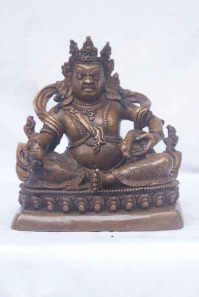 Buddhist Statue Of Chatur Maharaj, 1 Of 4 Set, [chocolate Oxidized], Four Heavenly Kings, [sold]