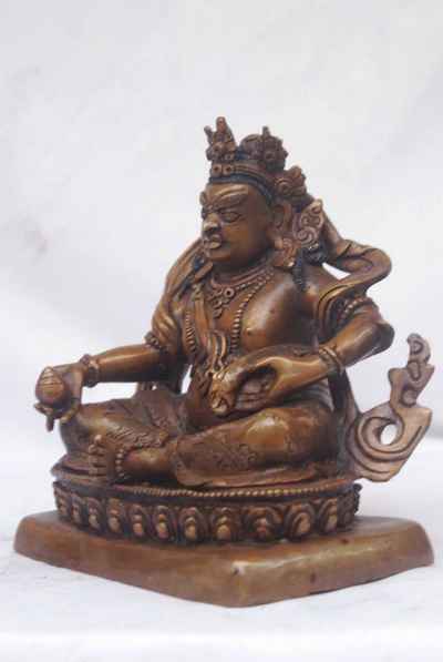 Buddhist Statue Of Chatur Maharaj, 1 Of 4 Set, [chocolate Oxidized], Four Heavenly Kings, [sold]