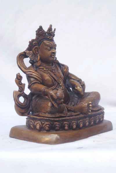 Buddhist Statue Of Chatur Maharaj, 1 Of 4 Set, [chocolate Oxidized], Four Heavenly Kings, [sold]