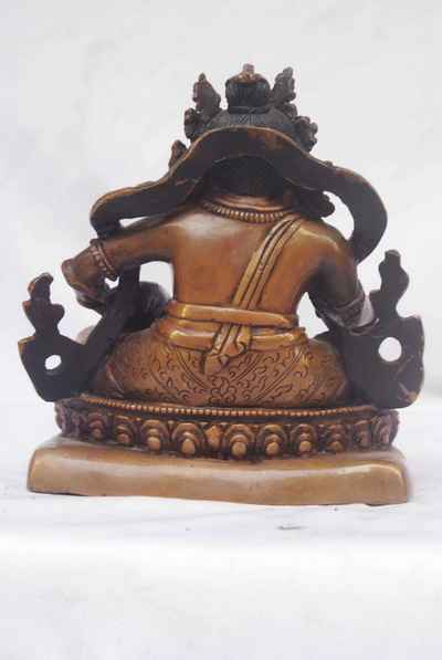 Buddhist Statue Of Chatur Maharaj, 1 Of 4 Set, [chocolate Oxidized], Four Heavenly Kings, [sold]