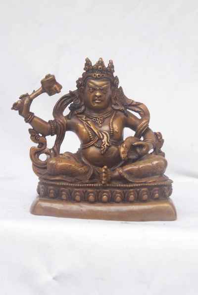 Buddhist Statue Of Chatur Maharaj, 1 Of 4 Set, [chocolate Oxidized], Four Heavenly Kings, [sold]
