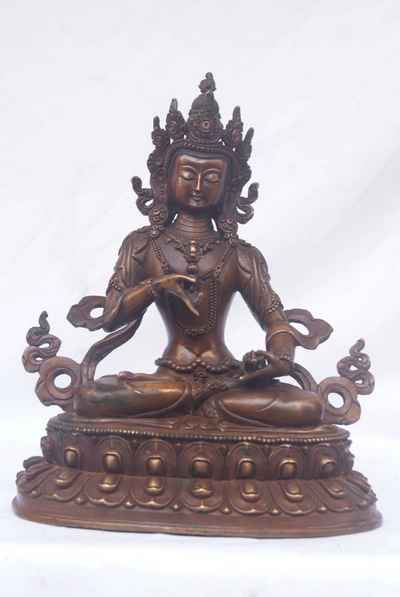 Buddhist Statue Of Vajrasattva, [chocolate Color Oxidation], [sold]