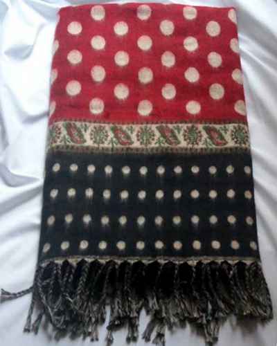 Dhaka Shawl, Multicolor Durable Acrylic Shawl With Various Patterns