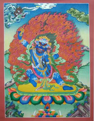 Vajrapani Thangka Painting