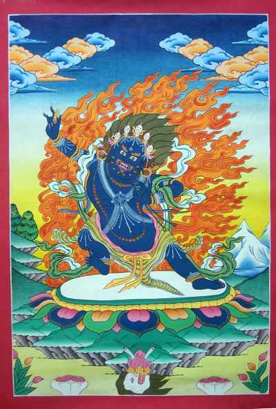 Vajrapani Thangka Painting