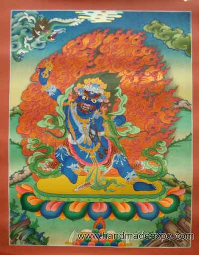 Vajrapani, Thangka