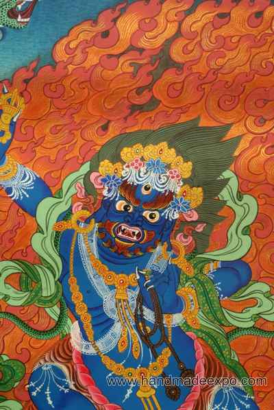 Vajrapani, Thangka
