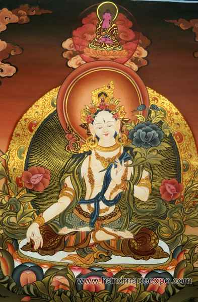 White Tara, Thangka, [sold]