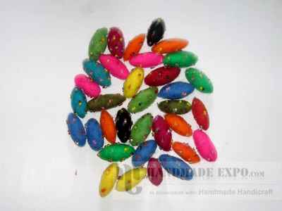 Oval Felt Balls With [sitara]