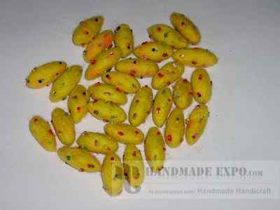 Oval Felt Balls With [sitara]