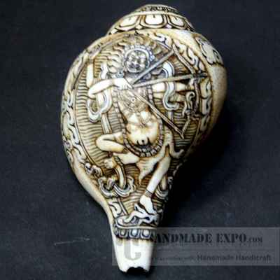 Krukulla Carved Conch Shell