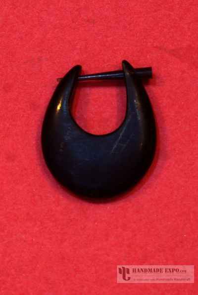 Water Droplet Yak Bone Earring