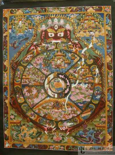Wheel Of Life Thangka, [old Post], [remakable]