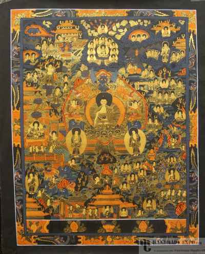 Buddha Life Story Thangka