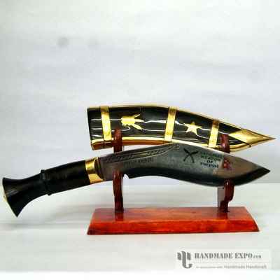 Khukuri, Gurkha Knife [dhankutti], With Horn Cover, Nepali Machete