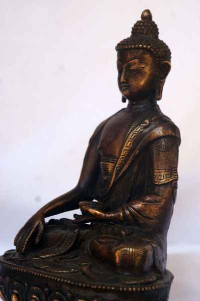 Shakyamuni Buddha, [black Oxidized]