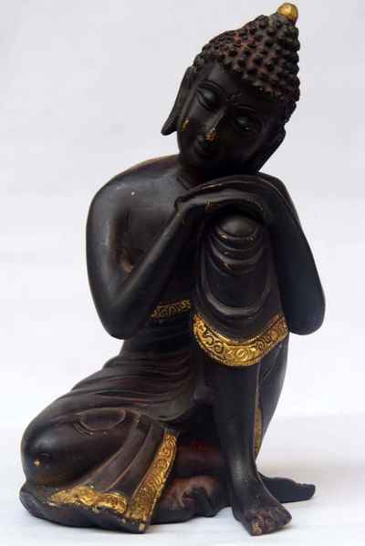 Siddhartha Buddha, [black Oxidized]