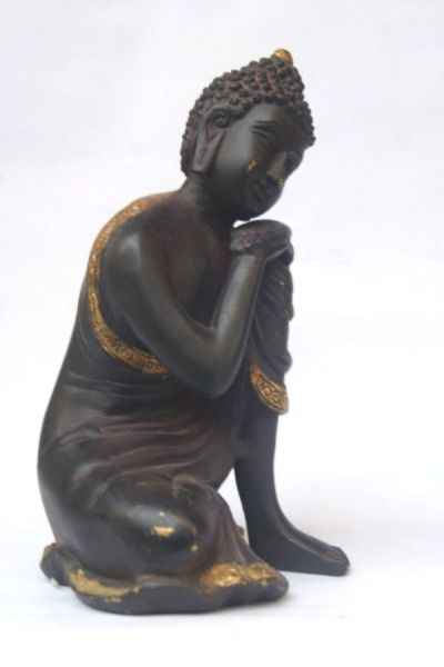 Siddhartha Buddha, [black Oxidized]